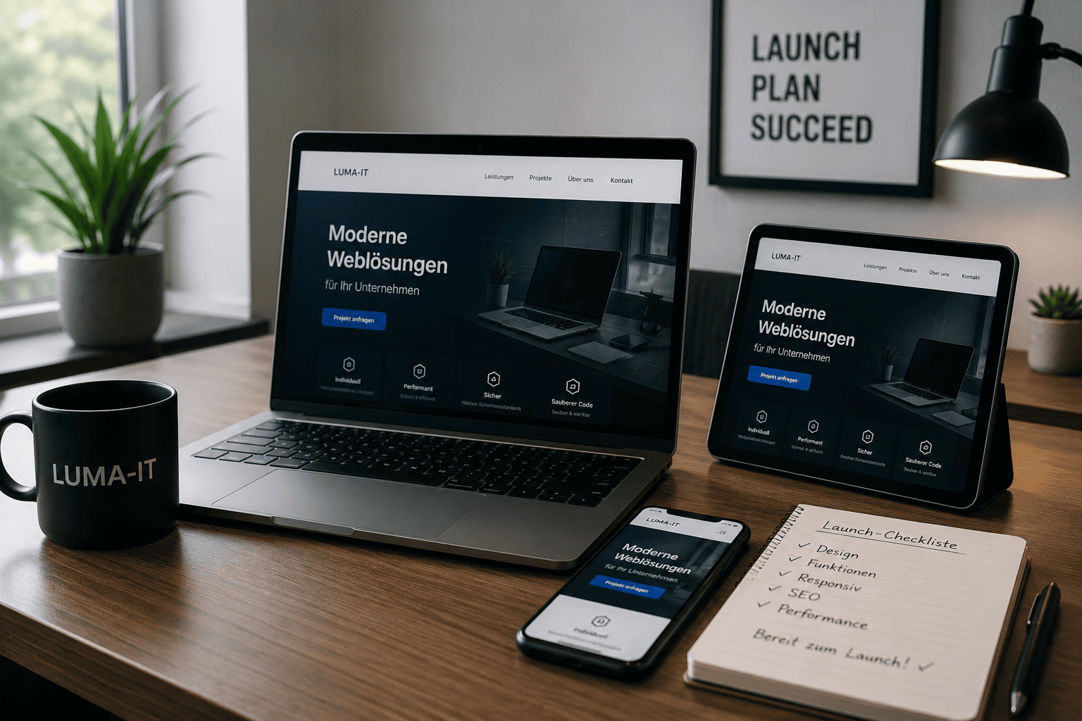 Launch der Website